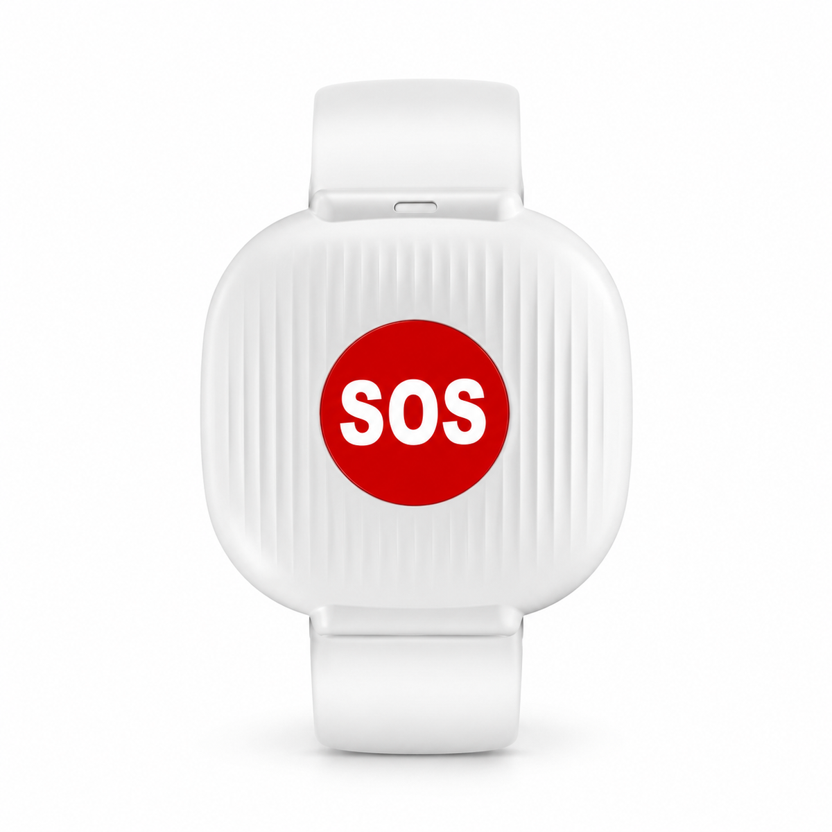 Studio illustration of the NearSignal SOS wristband